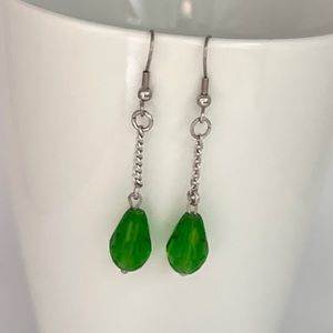 Green Earrings
